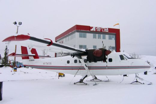 The accident aircraft.